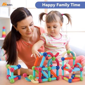Premium Magnetic Building Sticks Blocks Educational Toy 64 Pieces